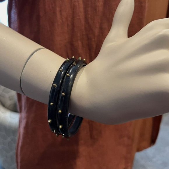 ASHLEY PITTMAN GENUINE HORN & BRONZE BRACELET STACK (5 to MIX & MATCH!) - Picture 4 of 7